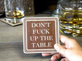 img 1 attached to 🥃 Don't Table Absorbent Drink Coasters: The Ultimate Solution for Mess-Free Surfaces