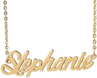 huan xun personal necklace stephanie logo