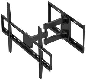 img 4 attached to Monoprice Titan Series Full-Motion Articulating TV Wall Mount Bracket: 70in TVs, 77lbs Max Weight, VESA 600x400, Rotating - Black