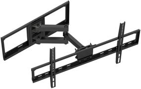 img 2 attached to Monoprice Titan Series Full-Motion Articulating TV Wall Mount Bracket: 70in TVs, 77lbs Max Weight, VESA 600x400, Rotating - Black