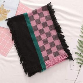 img 3 attached to 🧣Модный легкий детский шарф-шаль - стильный аксессуар для девочек