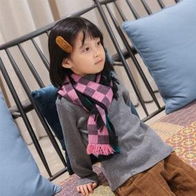 img 2 attached to 🧣Модный легкий детский шарф-шаль - стильный аксессуар для девочек