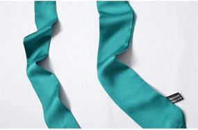 img 1 attached to Ribbon Scarf Women Skinny Necktie Women's Accessories
