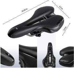 img 2 attached to Foir Bike Saddle: Breathable Comfort for Road and Mountain Biking - Central Relief Zone & Ergonomic Design