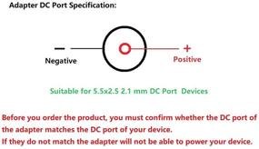 img 3 attached to Адаптер питания 16.8V 1A для зарядки Li-ion аккумуляторной батареи с светодиодным индикатором | Интерфейс 5.5 х ⚡️ 2.5 2.1 мм | Подходит для батарейного пакета из 4-х литиевых батарей 14.4V 14.8V 16.8V | NOYITO