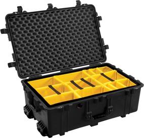 img 2 attached to 📸 Ultimate Protection for Cameras: Pelican 1650 Camera Case with Foam, Black (016500-0040-110)