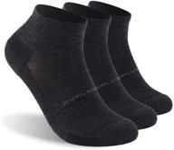 🧦 high-performance zealwood merino wool/bamboo athletic socks for running, golf, tennis, and hiking - no show/ankle/crew styles - available in 1/3 pairs логотип