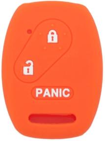 img 3 attached to 🔶 SEGADEN Silicone Protective Case Cover Skin Holder Jacket for HONDA 2+1 Button Remote Key Fob CV2204 - Vibrant Orange