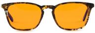 🔵 round and square frame blue light blocking glasses - amber orange computer filter to enhance sleep and prevent eye strain - wide fit logo