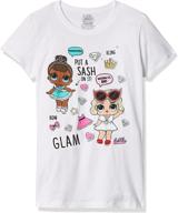 l l surprise leading t shirt girls' clothing logo