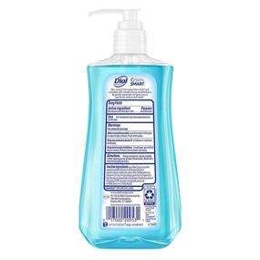 img 2 attached to Dial Antibacterial Liquid Hand Soap, Spring Water, Pack of 4 - 11 Ounce