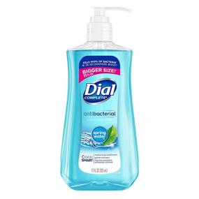 img 3 attached to Dial Antibacterial Liquid Hand Soap, Spring Water, Pack of 4 - 11 Ounce