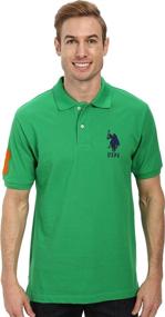 img 3 attached to 👕 Pristine Perfection: U S Polo Assn Solid Pique Polo – Iconic Style Redefined