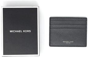 img 1 attached to 💼 Stylish Michael Kors Leather Wallet in Black - Essential Men's Accessories