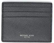 💼 stylish michael kors leather wallet in black - essential men's accessories logo