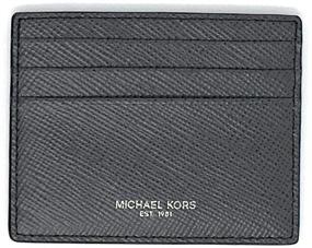 img 2 attached to 💼 Stylish Michael Kors Leather Wallet in Black - Essential Men's Accessories