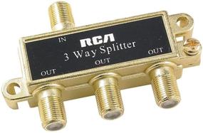 img 1 attached to Enhance Your Audio Connections with the RCA VH48 Splitters 3 Way