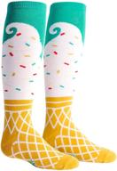 🍦 ice cream dream knee socks for girls by sock it to me logo