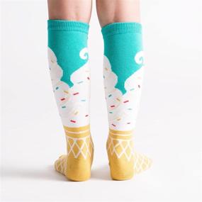 img 1 attached to 🍦 Гольфы "Мечта о мороженом" для девочек от Sock It To Me