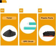 arcon compatible toner cartridge replacement for hp 05a ce505a 05x ce505x p2035 p2055dn laserjet p2035 p2055dn p2035n p2055d p2055x laserjet p2055 p2035 2035 2055 printer toner (black, 4 packs) logo