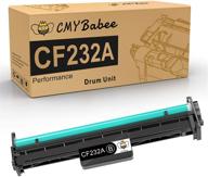 🖨️ cmybabee compatible hp 32a cf232a drum unit replacement for hp pro m203dw, m148dw, m227fdw, m118dw, m148fdw, m227fdn printer - black (1 pack) logo