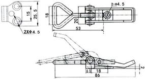 img 1 attached to 🔨 Enhancing Your Woodworking Projects: POWERTEC 20333 Pull Action Toggle Capacity Unleashed!