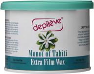 🕊️ depileve monoi of tahiti extra film wax, large size - 14.1 oz logo