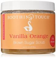 🍊 нежный пилинг soothing touch brown sugar: освежающий ванильно-апельсиновый - 16 унций логотип