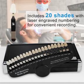 img 3 attached to 🦷 EZGO Professional 3D R-20 Dental Teeth Whitening Shade Guide - Dentist's Essential Tool for Precise Teeth Whitening Course Progress Tracking, Displaying 20 Colors Tooth Shade Guide