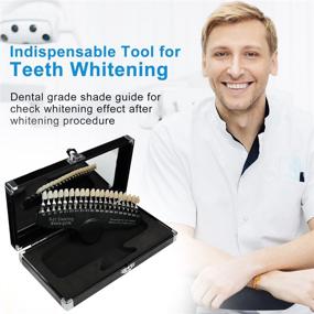img 2 attached to 🦷 EZGO Professional 3D R-20 Dental Teeth Whitening Shade Guide - Dentist's Essential Tool for Precise Teeth Whitening Course Progress Tracking, Displaying 20 Colors Tooth Shade Guide