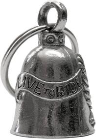 img 2 attached to 🏍️ Live to Ride, Ride to Live: Road Gremlin Guardian Bell for Bikers with Hanger