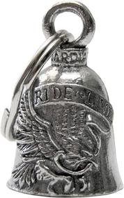 img 3 attached to 🏍️ Live to Ride, Ride to Live: Road Gremlin Guardian Bell for Bikers with Hanger