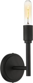 img 2 attached to Phansthy Industrial Wall Sconce: Stylish Matte Black Simplicity Vanity Light - 2 Pack Included