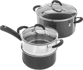 img 1 attached to 🍳 Cuisinart Advantage Ceramica XT Cookware Set: Superior Quality, Medium Size, Stylish Black Design
