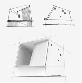 img 2 attached to 🐱 ULTIMATE Solution for Cat Owners: INSTACHEW Villa Semi Enclosed Cat Litter Box with Scoop, Auto LED Light, Ventilated Design - Petkit Included!