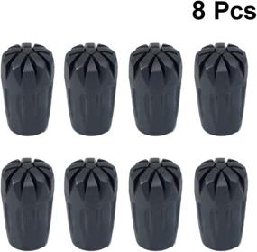 img 3 attached to 🥾 BESPORTBLE 8pcs Rubber Tips for Trekking Poles - Durable Anti-Slip Pole Caps Replacement for Hiking & Climbing - Practical Sticks Caps for Enhanced Grip