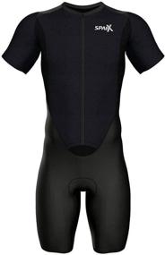 img 3 attached to Sparx Compression Triathlon Chamois Skinsuit Sports & Fitness