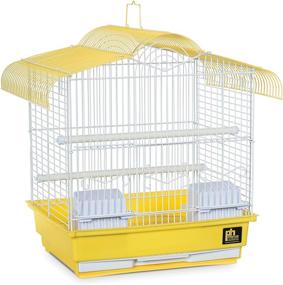 img 1 attached to 🐦 Small Yellow Bird Cage by Prevue Pet Products - SP50031 for Enhanced SEO