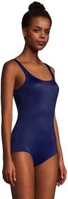 img 2 attached to 👙 Lands End Chlorine Resistant Swimsuit: Women's Clothing, Swimsuits & Cover Ups for Long-lasting Performance