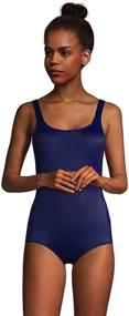 img 4 attached to 👙 Lands End Chlorine Resistant Swimsuit: Women's Clothing, Swimsuits & Cover Ups for Long-lasting Performance