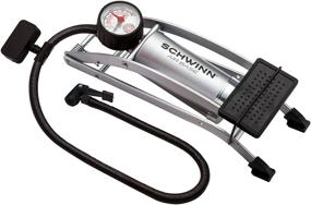 img 4 attached to Efficient Schwinn Bike Pumps: Foot and 🚲 Hand Operated, with Presta and Schrader Valve Options