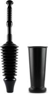 🚽 highly efficient master plunger mp1600-tb 1.6 gallon low flush toilet plunger featuring funnel nose design, complete with tall bucket - enhanced in sleek black shade логотип