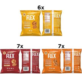 img 3 attached to Popcorners Flex Energy Protein Crisps - Sampler Variety Pack with 10g Protein Per Serving, 3 Flavors, 20 Pack