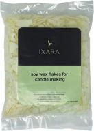 🕯️ 4lbs candle making kit with soy wax flakes & prewaxed wicks - ixara wellness (4 pack) logo