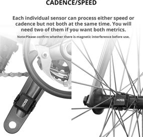 img 2 attached to 🚲 XOSS Bike Cadence and Speed Sensor: Wireless ANT+ Bluetooth 4.0 Speedometer & Cycle Computer