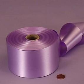 img 2 attached to 🎀 2-3/4-inch X 100 Yards Orchid Embossed Poly Satin Ribbon