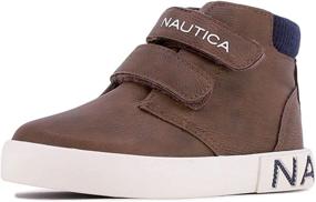 img 4 attached to 👞 Nautica Bootie Toddler Kids Breakwater Black Tumbled 9 Boys' Shoes: Premium Boots for Stylish Toddlers