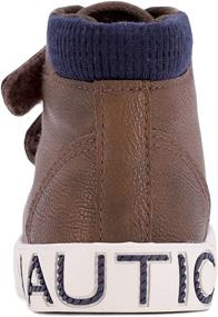 img 2 attached to 👞 Nautica Bootie Toddler Kids Breakwater Black Tumbled 9 Boys' Shoes: Premium Boots for Stylish Toddlers