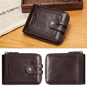 img 3 attached to 👝 Optimized Genuine Leather Wallet with Amplified Storage Capacity