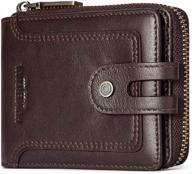 👝 optimized genuine leather wallet with amplified storage capacity logo